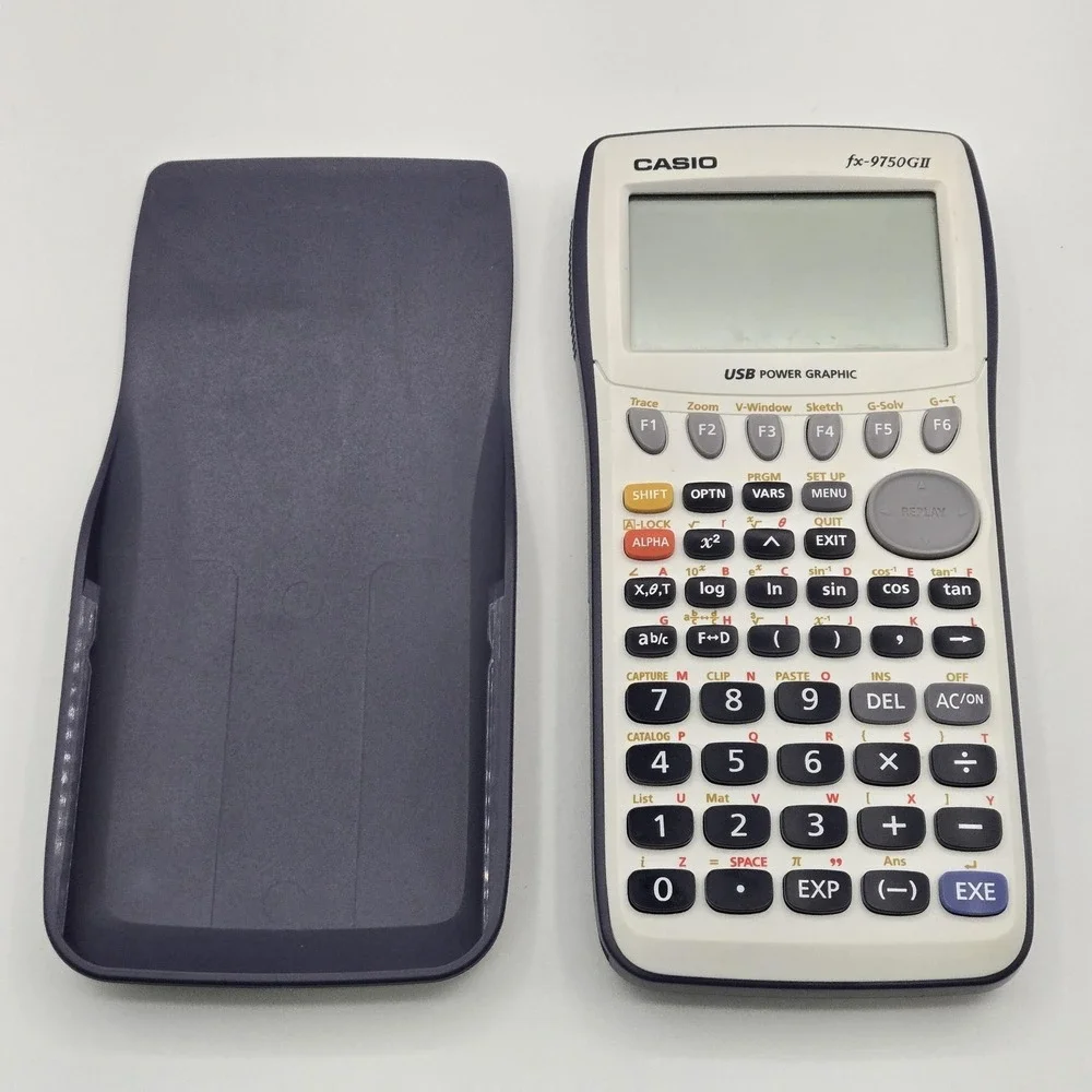 Casio Fx-9750GII Graphing Calculator USB‎ Power Graphic Scientific White